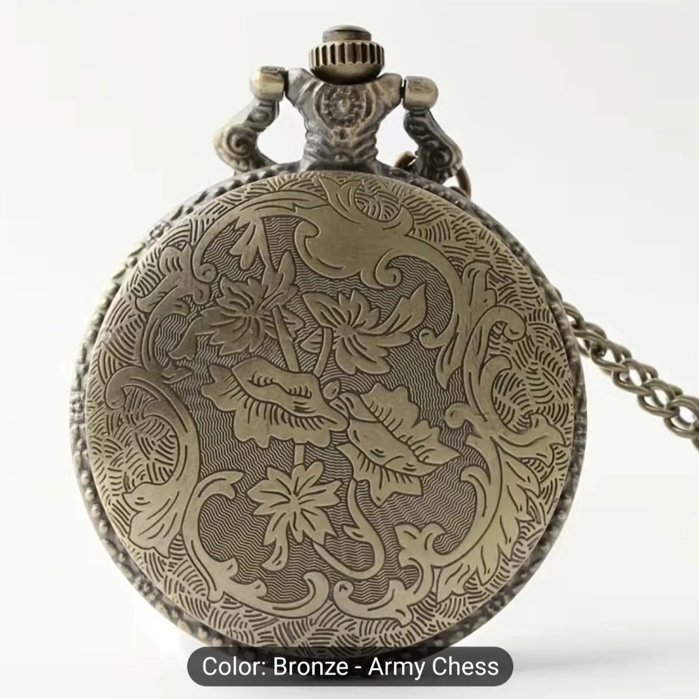 New Vintage American Air Force Quartz Pocket Watch, Gift For A Military Fan
